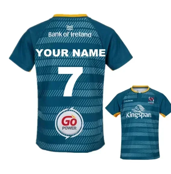 Ulster Rugby Jersey Home Away Rugby Shirt ULSTER jerseys Name and Number t-shirt