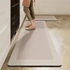 Kitchen Carpet Anti-slip Oil-proof Floor Mat Pvc Leather Waterproof Mats Long Strip Japanese Striped Style Home Decoration Rug 1