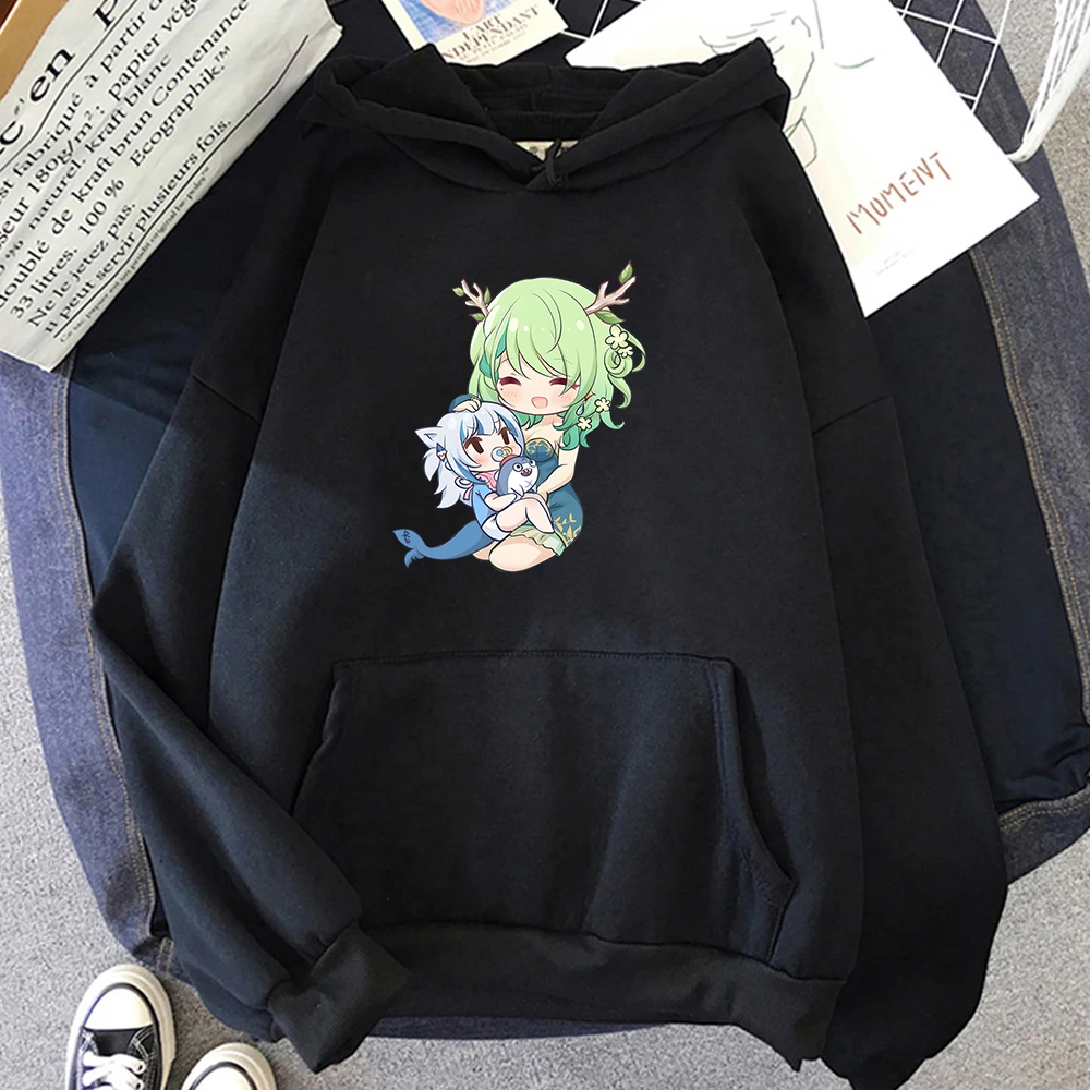 Green Hair Green Hoodie Anime Anime Girl With Green Jacket Anime