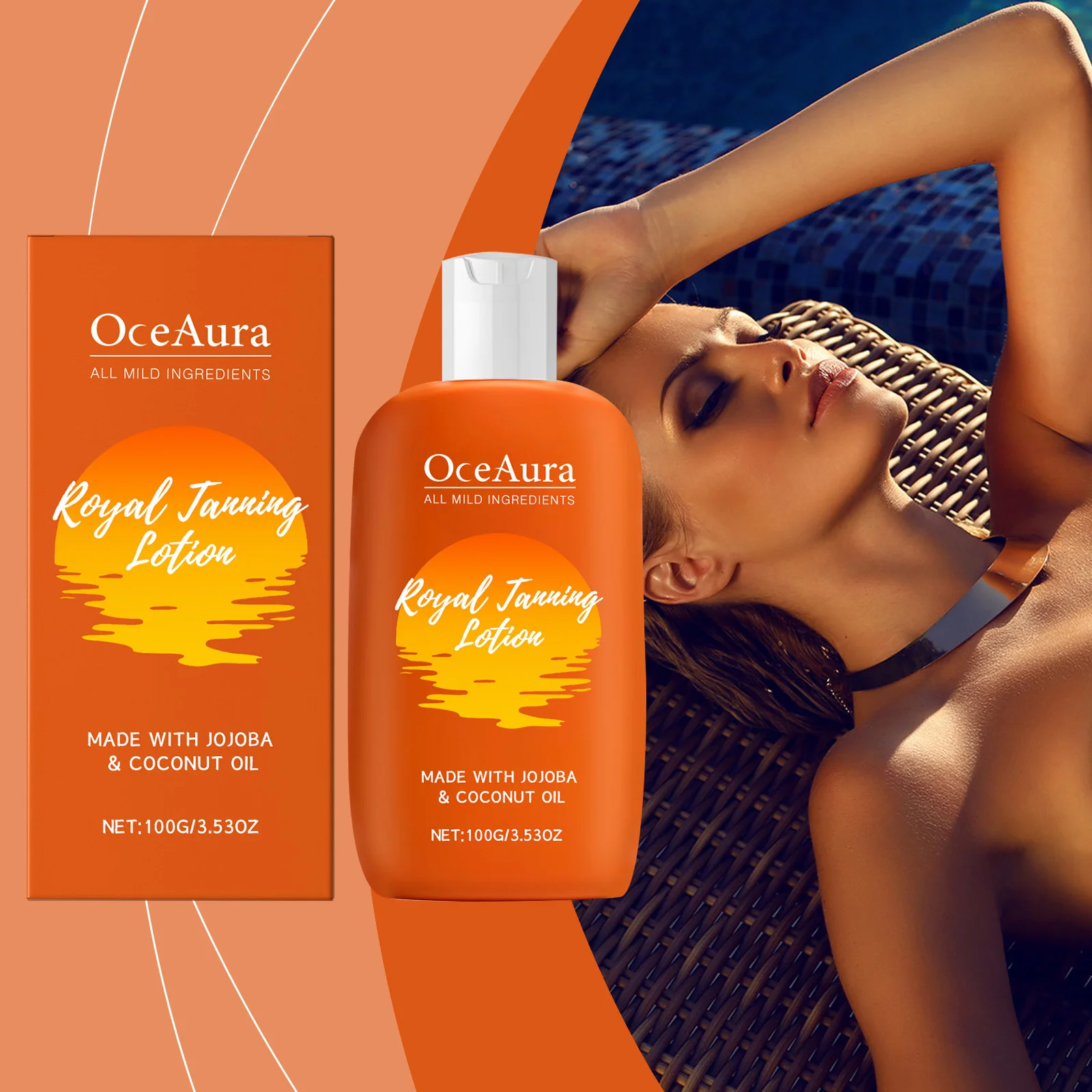 Dark Tanning Lotion Summer Solarium Tanning Intensive Cream Prevent Radiation Nourishing Skin Self Tanner Accelerator Product