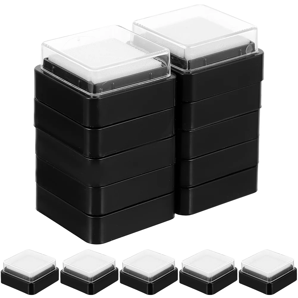 스탬프 잉크 패드 빈 DIY 잉크 패드, 지문 손자국, 사각형 잉크 패드, 우표 잉크 패드, 엄지 손가락 DIY
