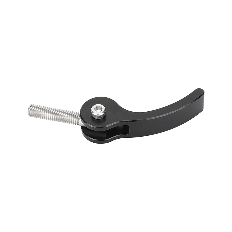 M5 Thread Screw Quick Release Locking Lever Black/Silver/Red fr QR Rlate Rod Cla