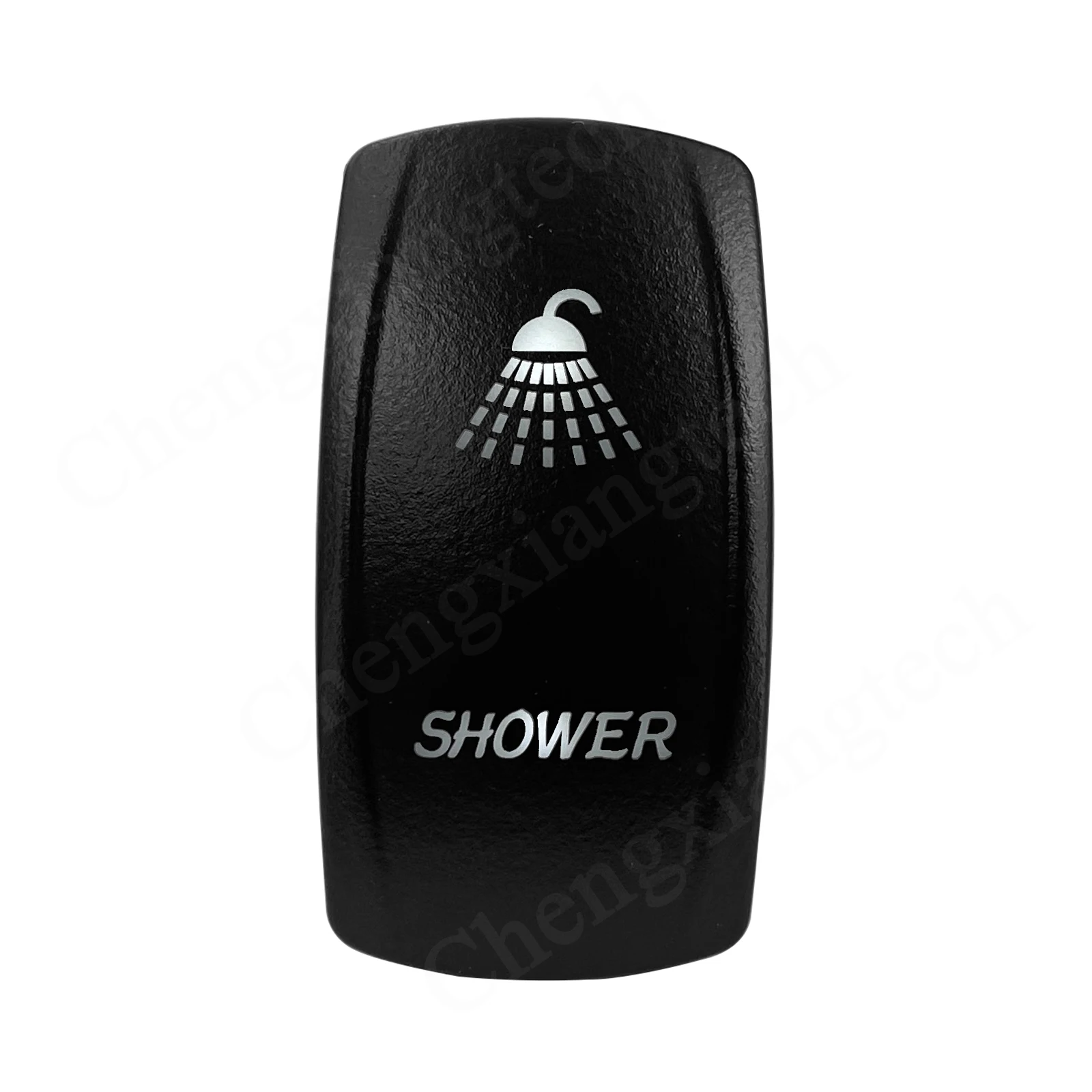 12V 20A 24V 10A Rocker Switch SHOWER White Led 5 Pin / SPST / On Off ...