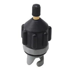 Electric Pump Adapter for Inflatable Boat Accessories and Air Valve Conversion (Black)