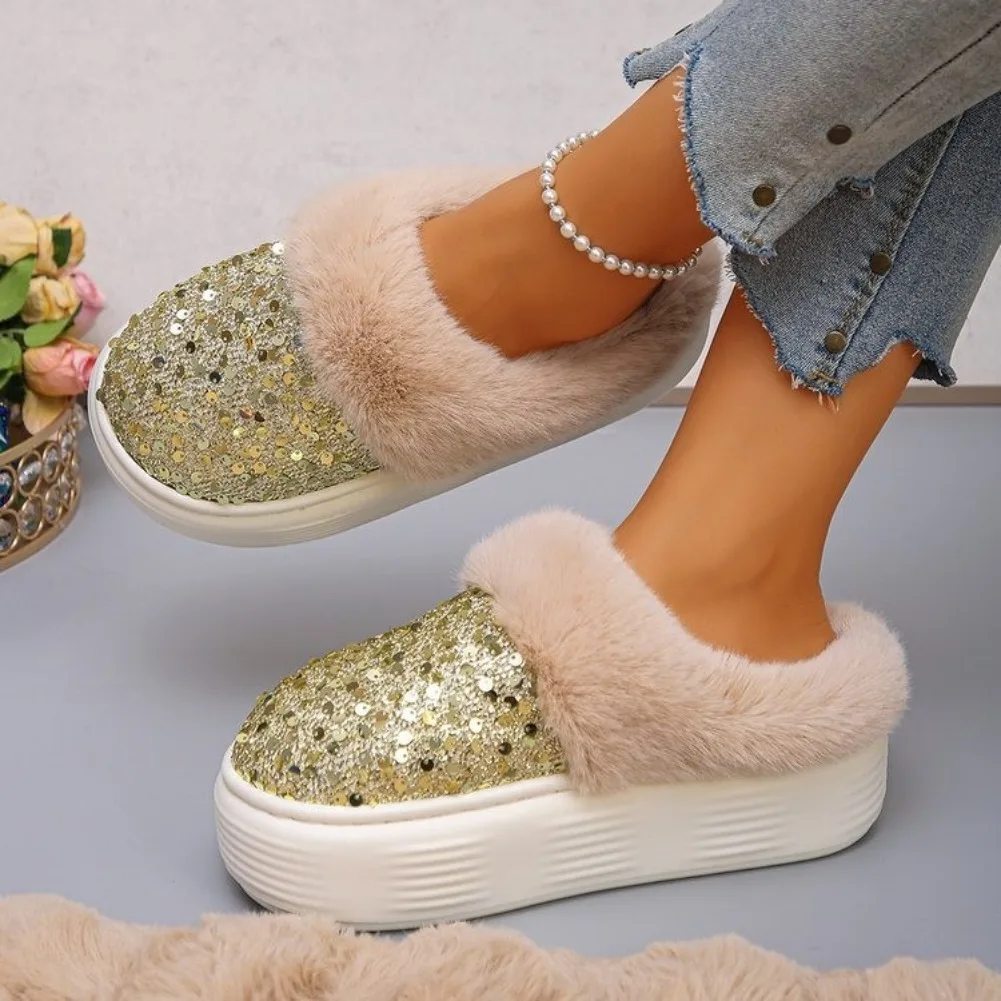 2025 Women Casual Slip on Platform Slippers Lightweight Walking Shoes Women Comfort Thick Sole Non Slip Slippers Slides Women