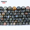 A++ Natural Blue Glaucophane Loose Stone Beads for Jewelry Making Bracelet Necklace Handmade DIY Accessories Beads 4 6 8 10mm 1