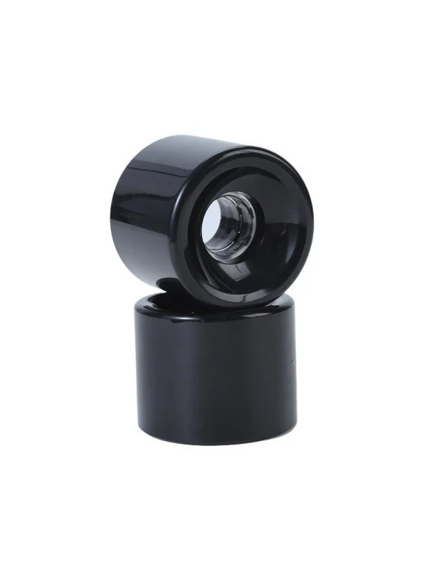 프리미엄 60X45Mm 고반발 스케이트보드 휠 - 베어링이 포함된 4개 PU 휠, 더블 킥 스케이트보드, 스트리트 라이딩에 이상적