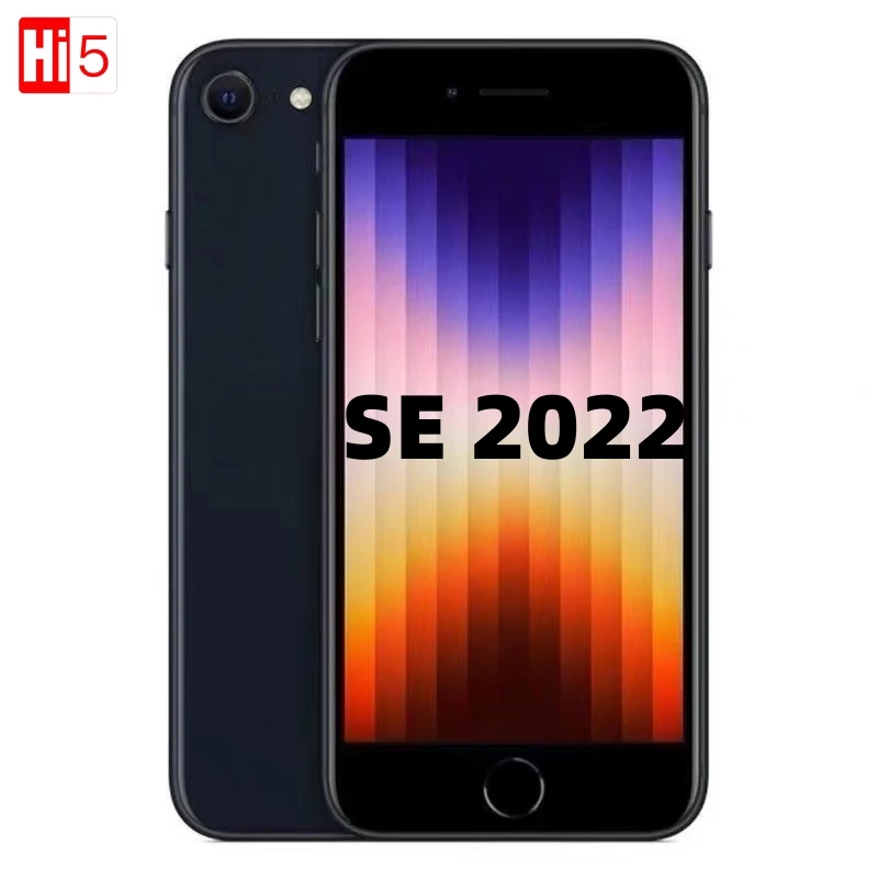 Originale Apple Iphone Se 2022 Se3 A15 Chip Bionico 4G Ram 64Gb/128Gb/256Gb Rom 4.7 "12Mp Fotocamera Impronte Digitali Telefono Sbloccato