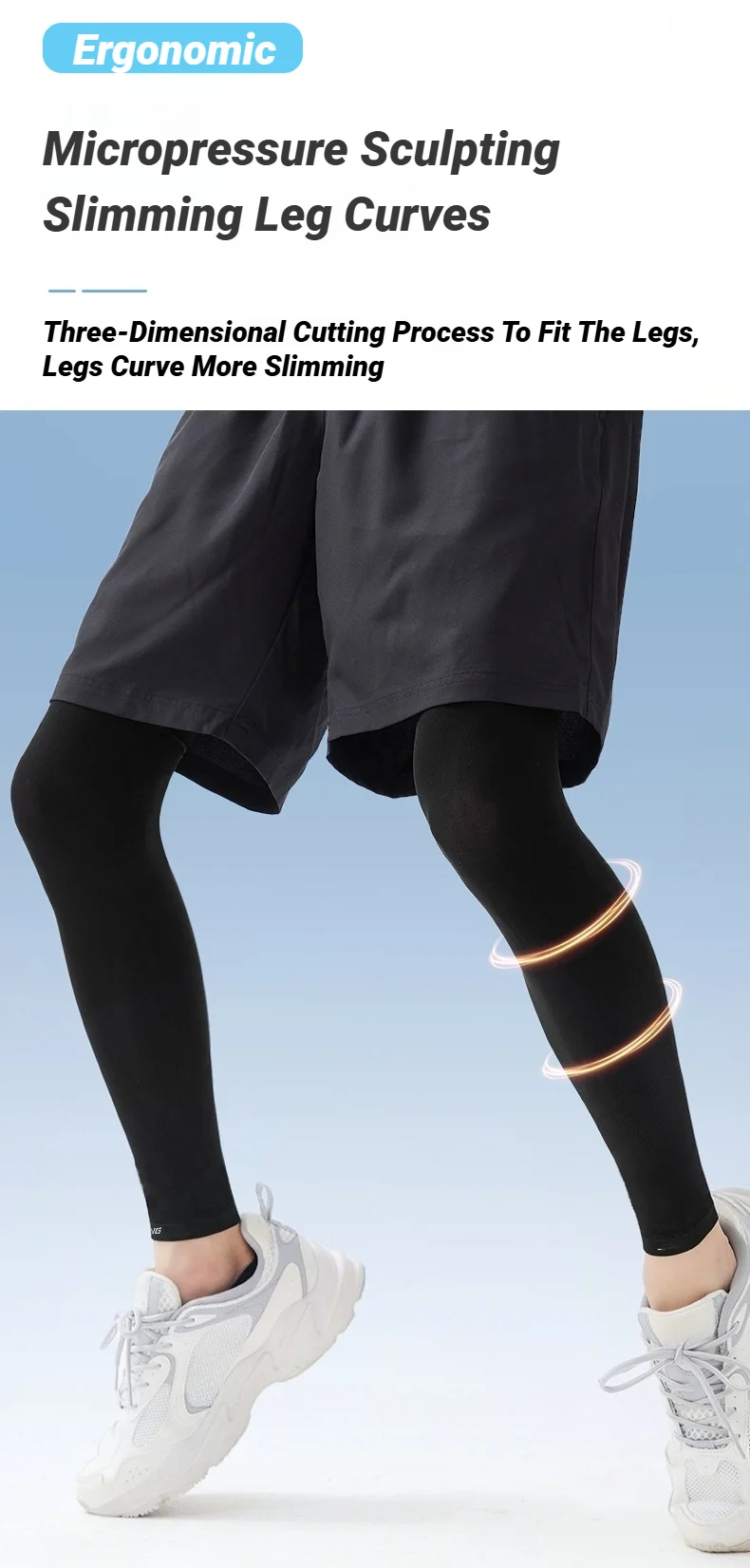 Slimming Leg Curve Effect