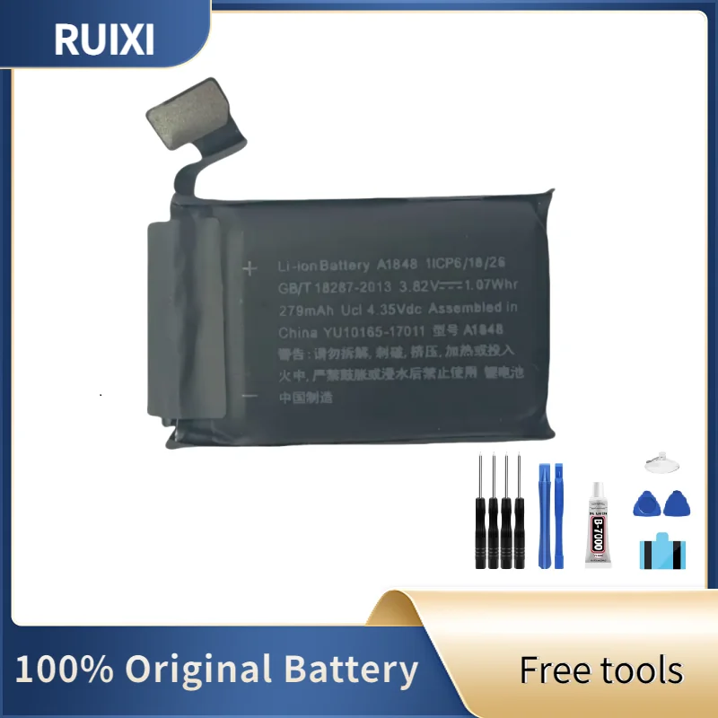 RUIXIA1847A1848Series338mmBatteryA1847A1848ForAppleWatchSeries338mmGPS/LTEVersionSeries338mm+FreeTools-AliExpress
