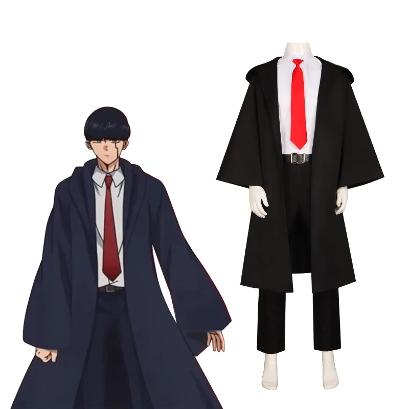 

Mash Burnedead Cosplay Costume Anime Mashle Lance Crown Dot Finn Easton Uniform Trench Adler Rob Magic and Muscles Men Set