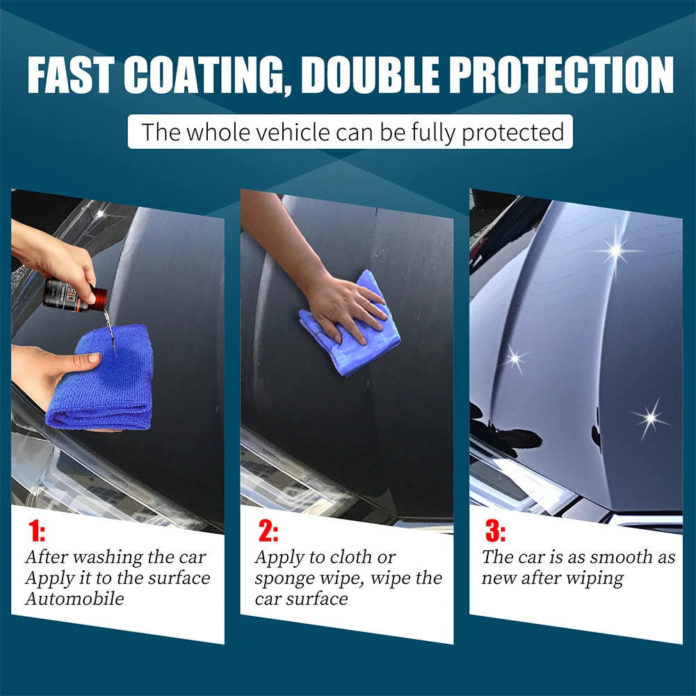 30ml Car Plastic Restore Agent Wax Long-Lasting Plastic Retreading Agent Waterproof Auto Detailing Car Repair Polish Accessories cleaning leather seats