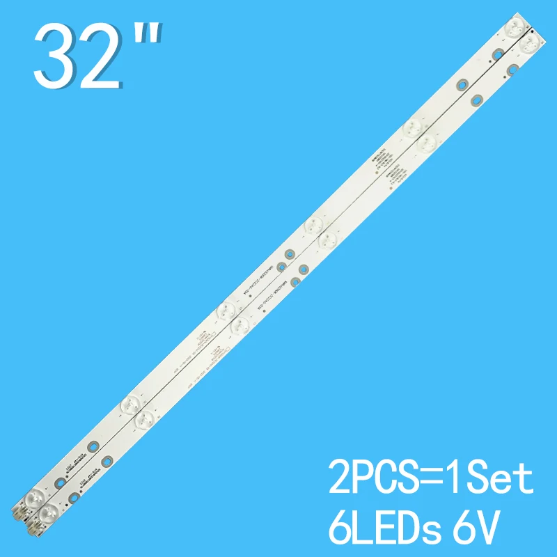 LED Backlight Bar 32V7 32F4X 32D18 XMNJ32D06-ZC22AG-03 XMNJ32D06-ZC22AG-03A XMNJ32D06-ZC22AG-03E 303XM320032E OY32D06-ZC22AG-03 for panda 32 inch xmnj32d06 zc22ag 03a xmnj32d06 zc22ag 03e 303xm320032a oy32d06 zc22ag 03 32d18s 32v7 32f4x le32f88s le32d80s l