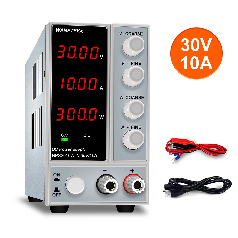 

Adjustable DC Power Supply 30V 10A Voltage Regulator LED Digital laboratory Stabilizer Switching DC Power 60V 5A Bench Source