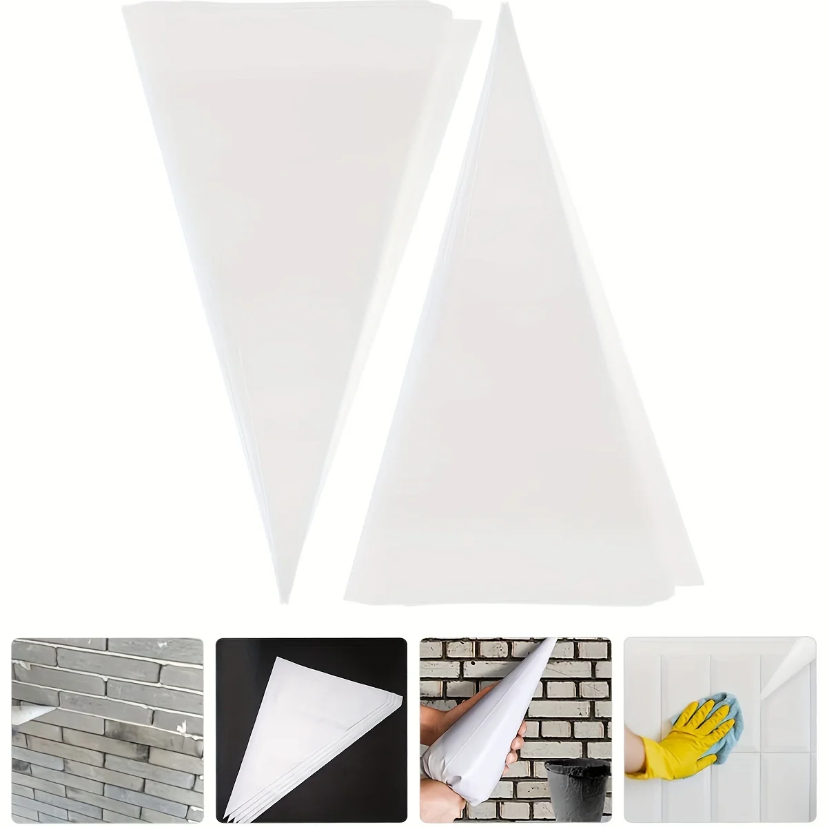 100pcs/20pcs Tile Grout Masonry Mortar Bag with Molded in Tip Tear Puncture Resistant Heavy Duty,Grout Bag for Tile Installation