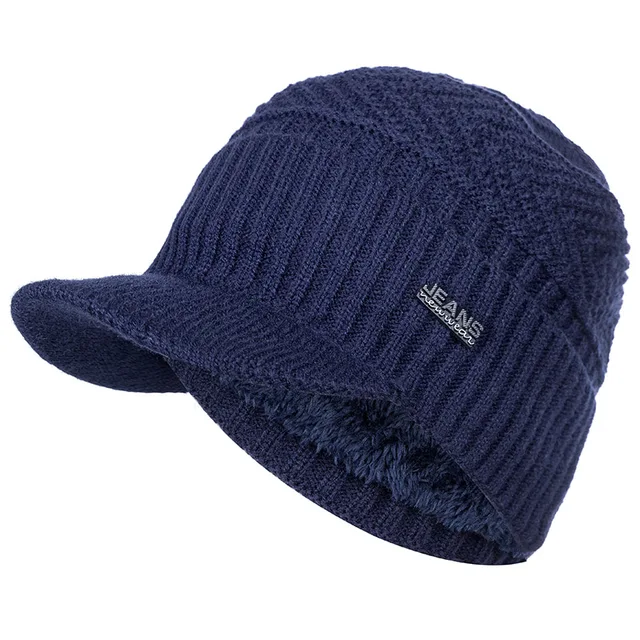 Unisex Warm Winter Hats Stylish Add Fur 