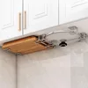 Non-perforated Wall-mounted Kitchen Shelves, Cutting Board Storage Racks, Pot Lid Racks, Hooks, Sink Drain Racks, Kitchen Tools 2