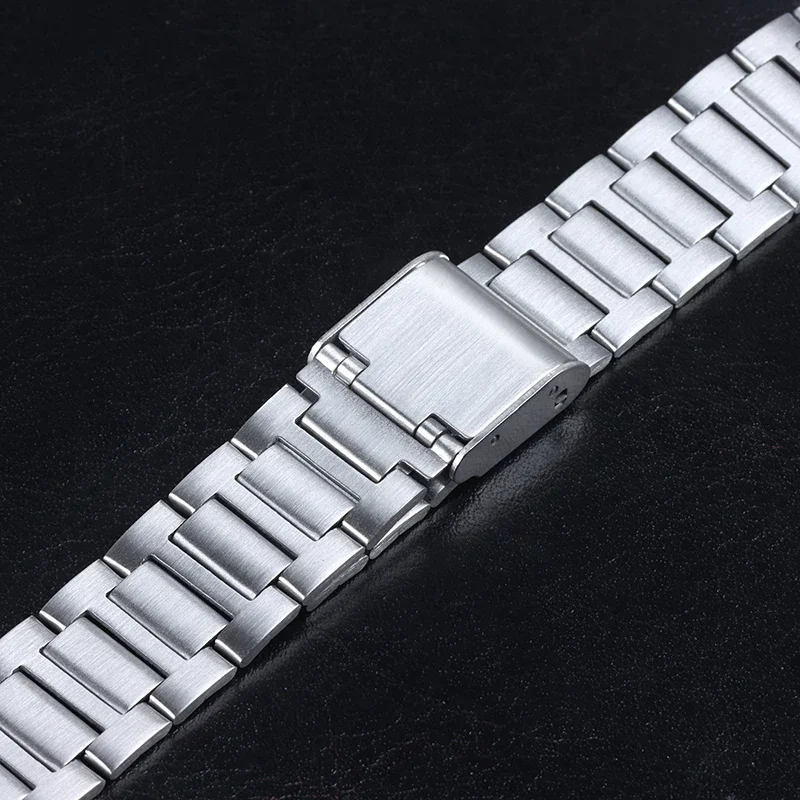 Sleek 18mm Stainless Steel Metal Watch Band - Premium Universal Bracelet Accessory