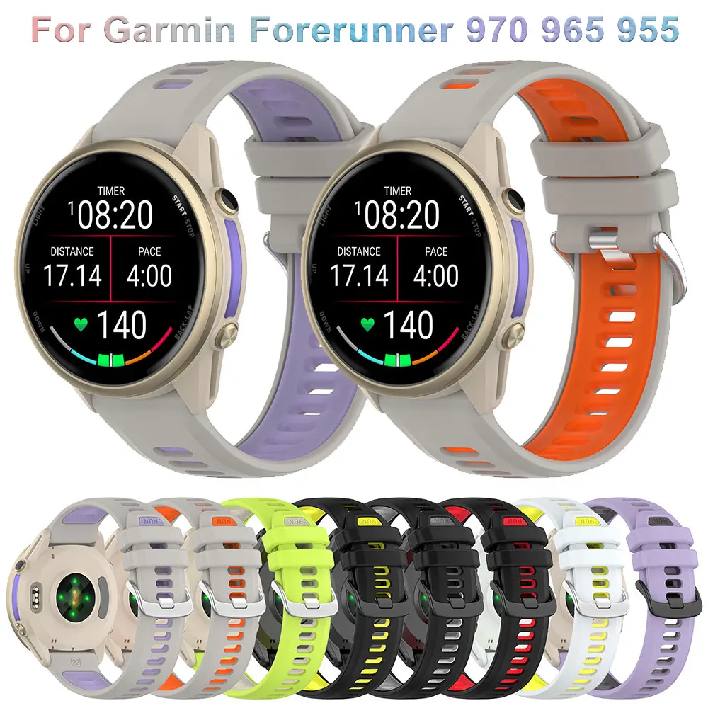 Breathable 22mm Silicone Wristband Bracelet Replacement