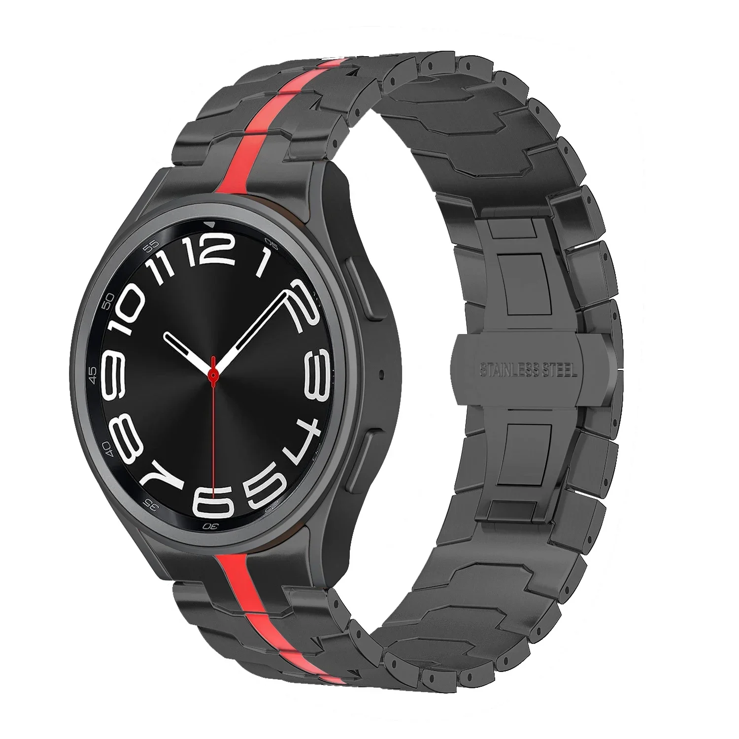 Titanium Color Stainless Steel No-Gaps Bracelet