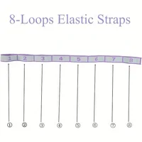 High-Elasticity Yoga Fitness Resistance Band - Open Back Shoulder Strap, Elastic Stretching Belt, Yoga Stretching Exercises. - Image 6