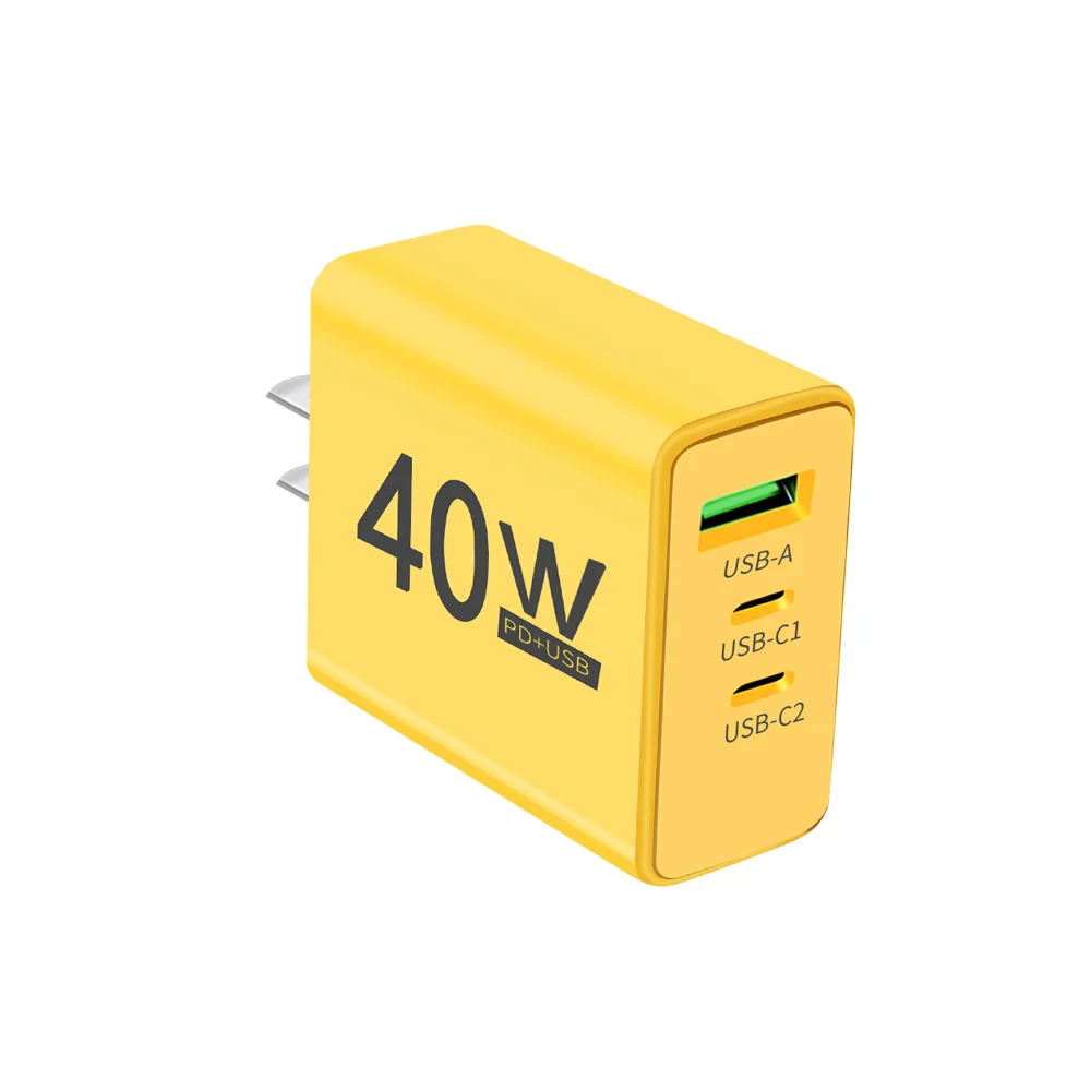 Pd 40w carregador usb carregador rápido tipo c carregador de telefone móvel para iphone 16 xiaomi samsung huawei carregador rápido 3.0 adaptador de parede