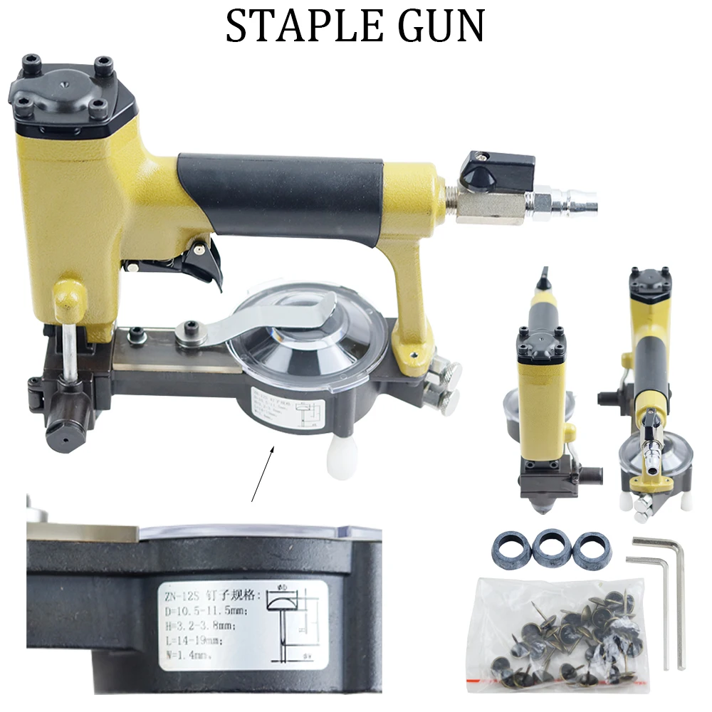 ZN-12S Automatic Nail Feeder Pneumatic Nail Gun Sofa Stapler Furniture Decoratio