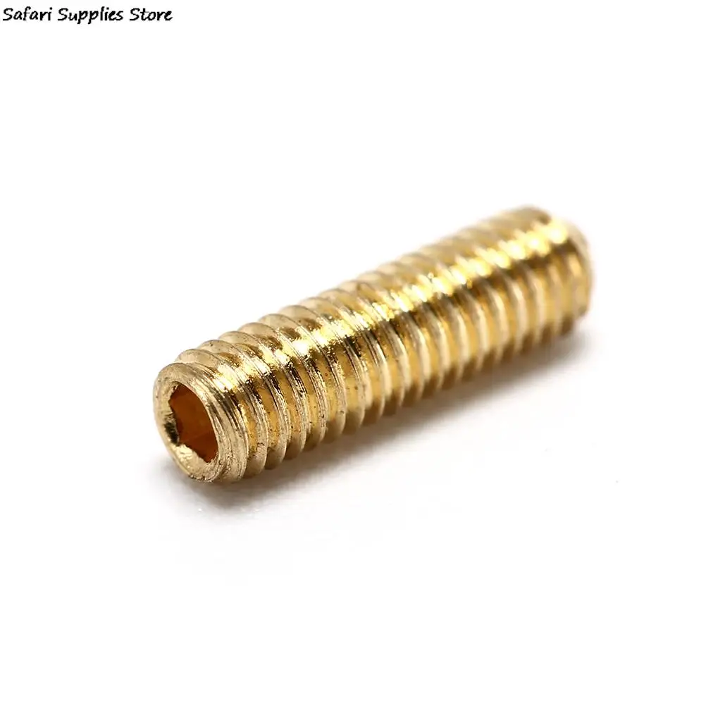 12PCS/PACK Electric Bass Guitar Bridge Saddles Hexagon Screws tremolo electric guitar bass Tremolo Bridge Hex Screws