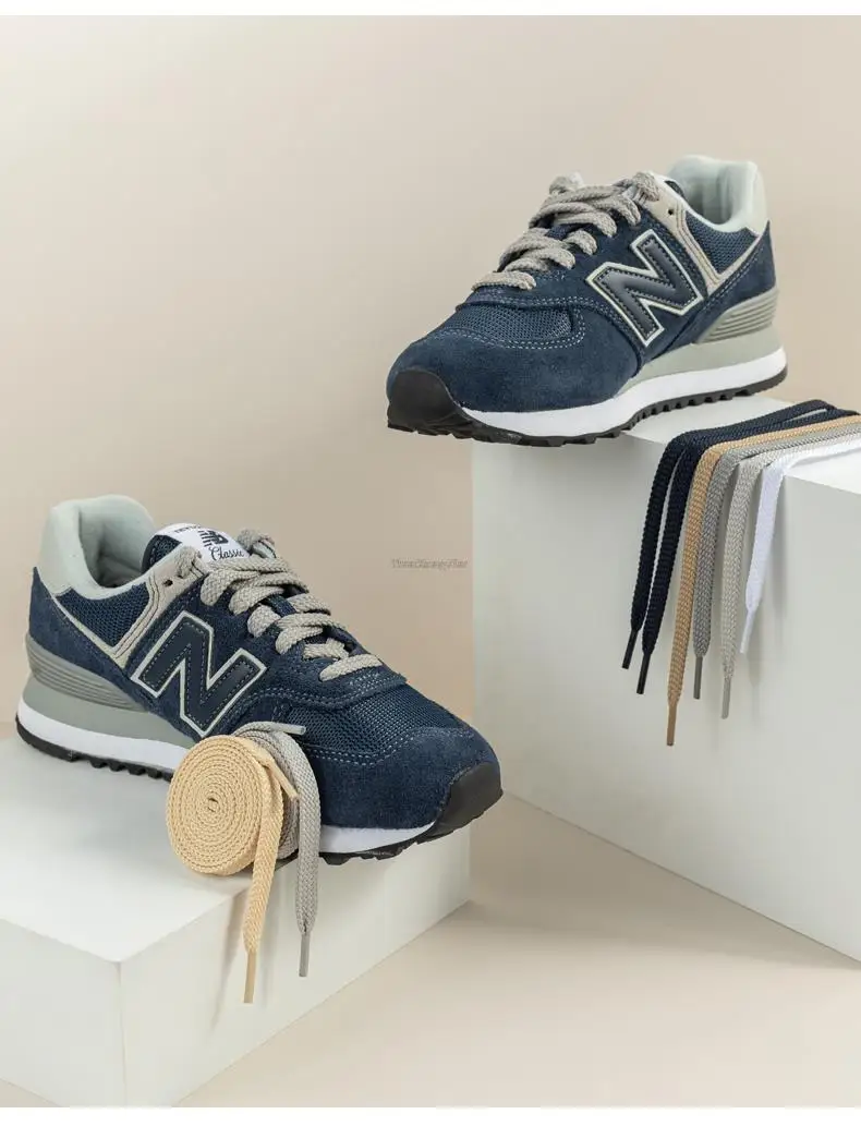 Hochwertige klassische Schnürsenkel für Sneakers, Stoff, flache Schnürsenkel, weiß, schwarz, Schnürsenkel, elastische Schnürsenkel, Schuhe, 100/120/140/160 cm Schnüre – Detail 10