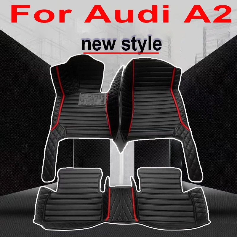 

Автомобильный напольный коврик для Audi A2 8Z 2000 ~ 2005, 5-местный водный коврик, автомобильный матовый напольный ковер, кожаный коврик, автомобильные аксессуары, детали интерьера