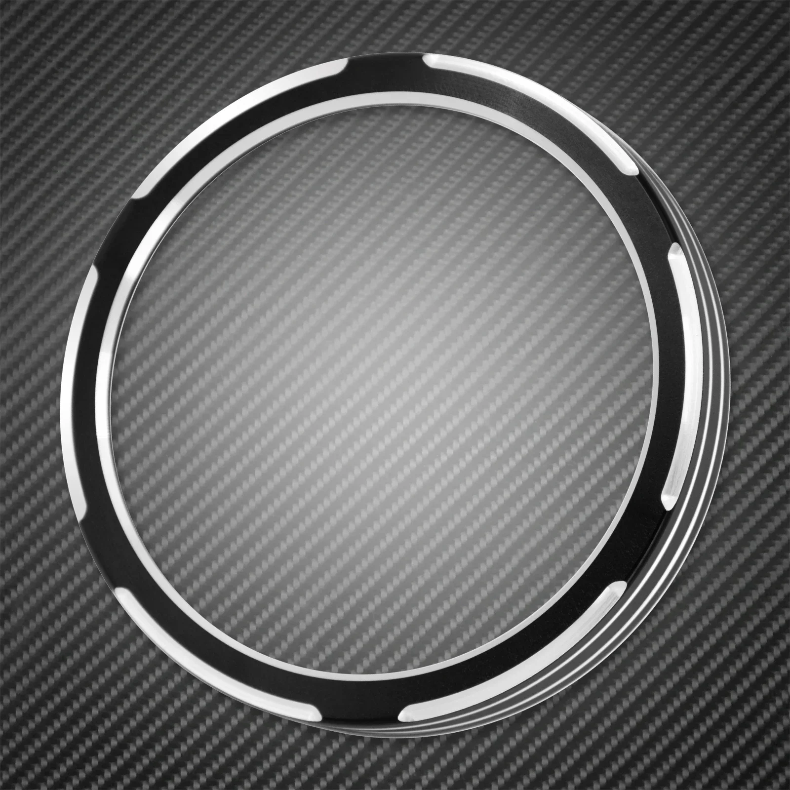 CNC Billet Aluminum Gauge Bezel For Harley – Speedometer Trim Ring, Black