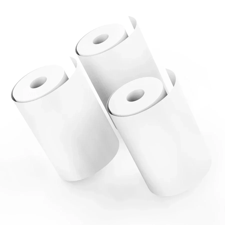 PeriPage 미니 포토 프린터용 감열지 라벨 용지, 어린이 프린터, 즉석 카메라 인화지, 세트 당 3 롤, 57*30mm