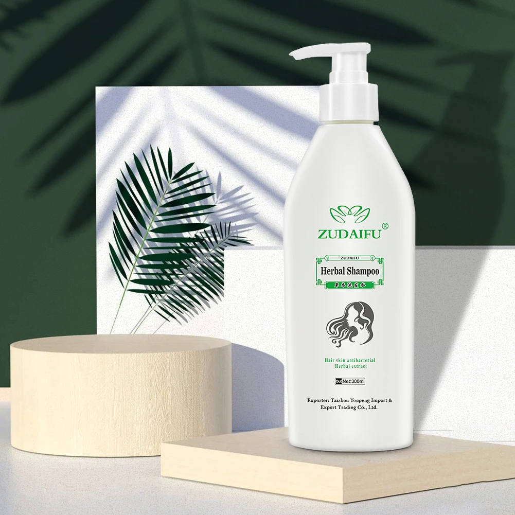 New Zudaifu Herbal Ginseng Keratin Hair Shampoo Treatment Psoriasis Eczema Dermatitis Seborrheic Repair Care 300ml | Красота и