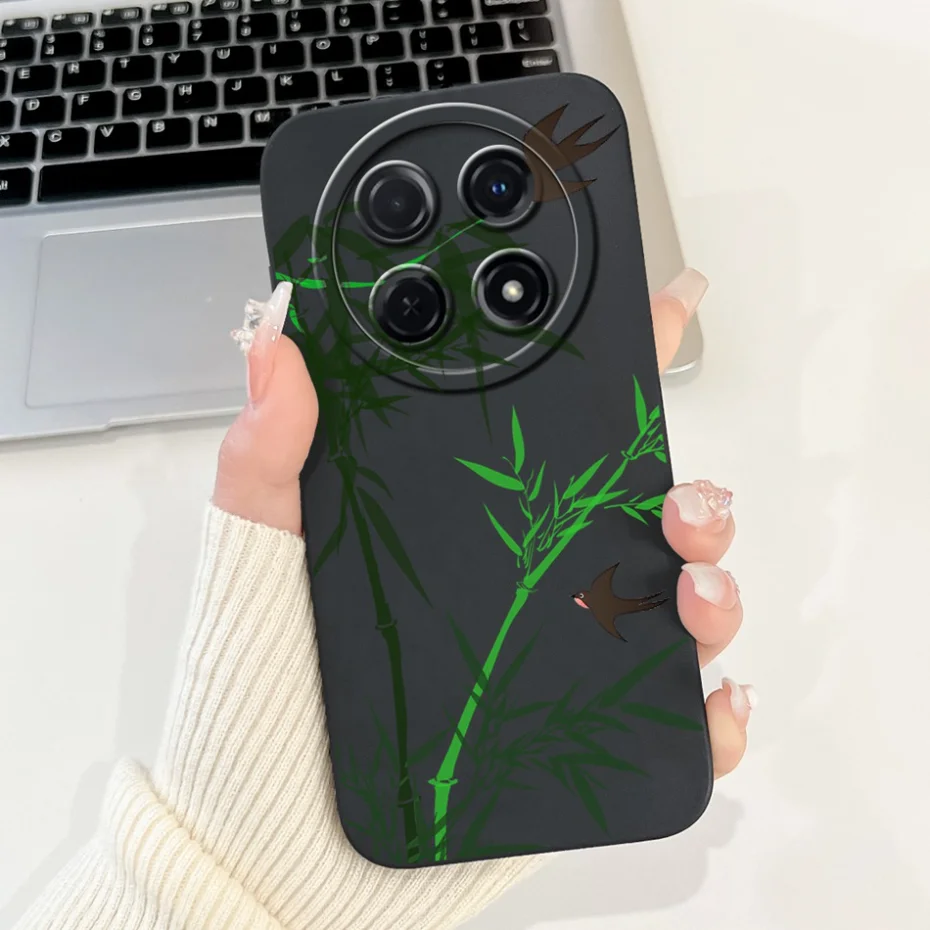 Soft Silicone Shockproof Phone Case - Beautiful Floral Design