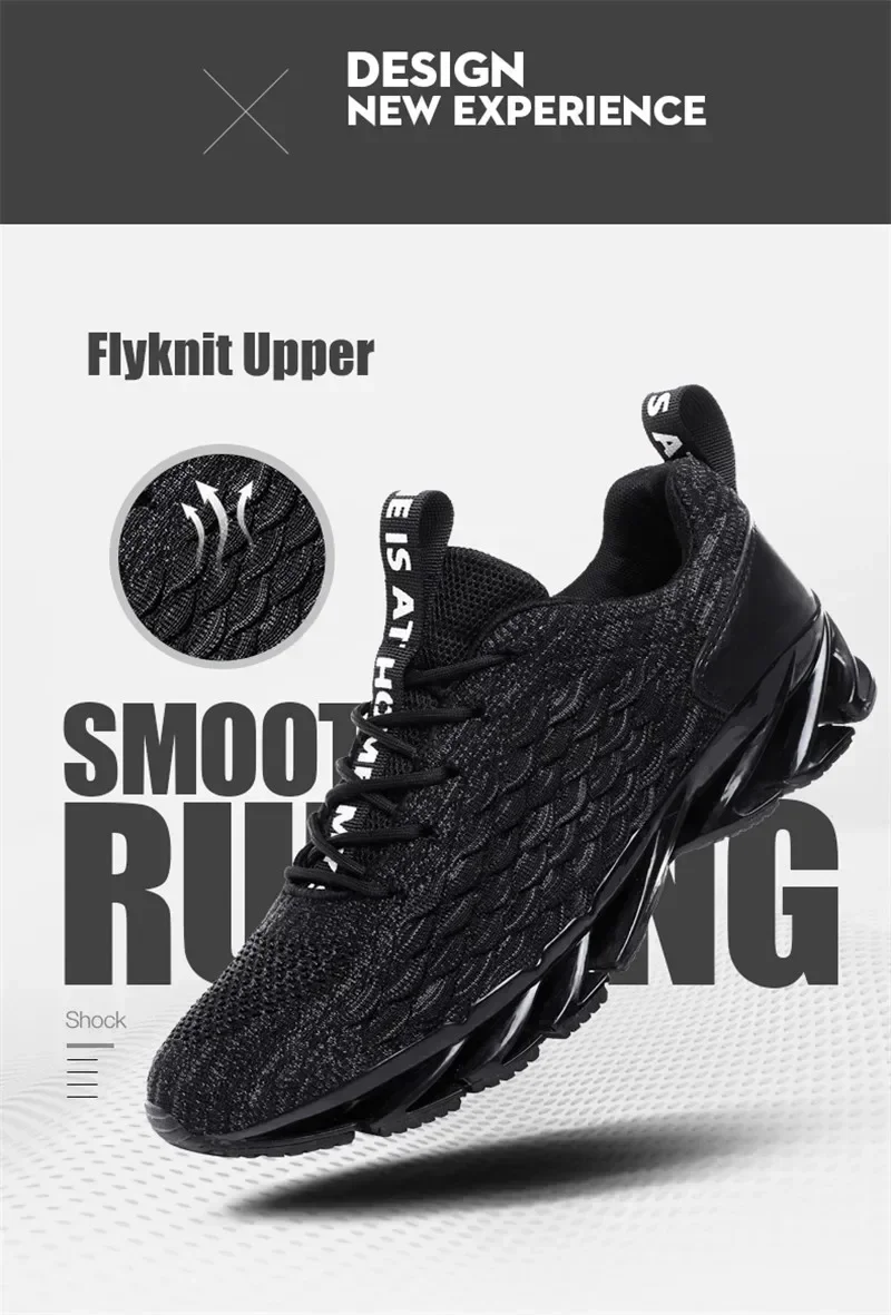 Baskets de sport décontractées en maille respirante pour hommes