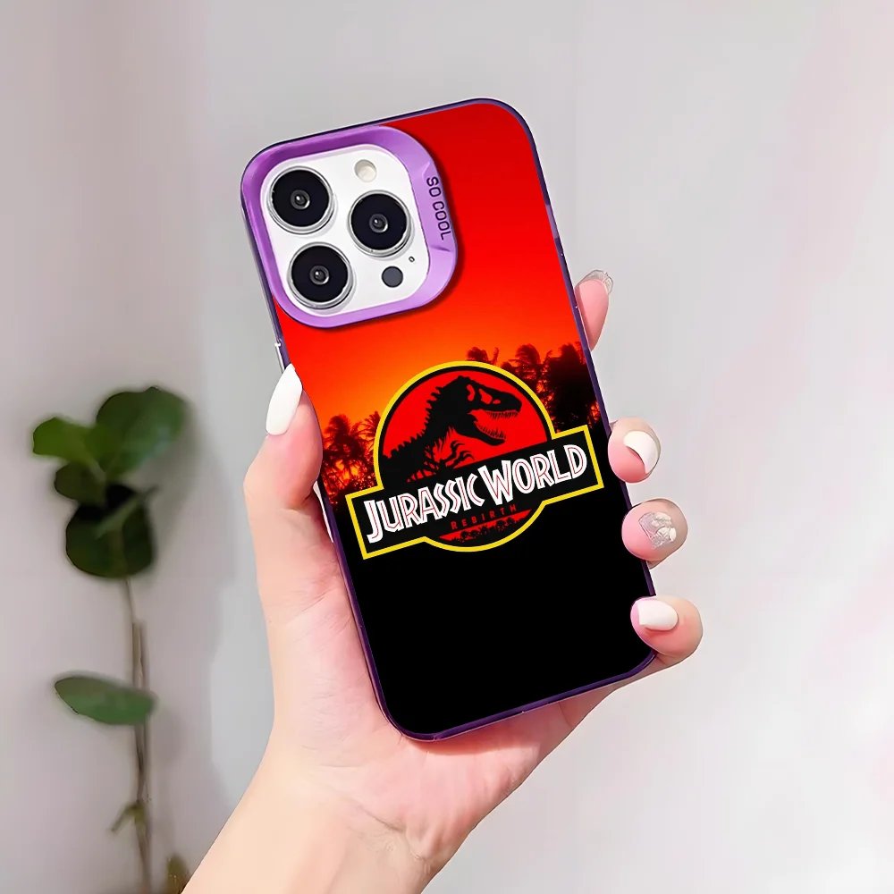 Jurassic Park Dinosaur World Protective IMD Color Phone Case