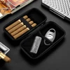 CIGARLOONG Cigar Organizer Cigar Bag with Compartments for Cigar Smoking Accessories Travel Portable Storage Cigars Tool CH-24DL 3