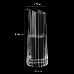 Transparent Small Capacity Red Wine Decanter Glasses (125ml - no scale)