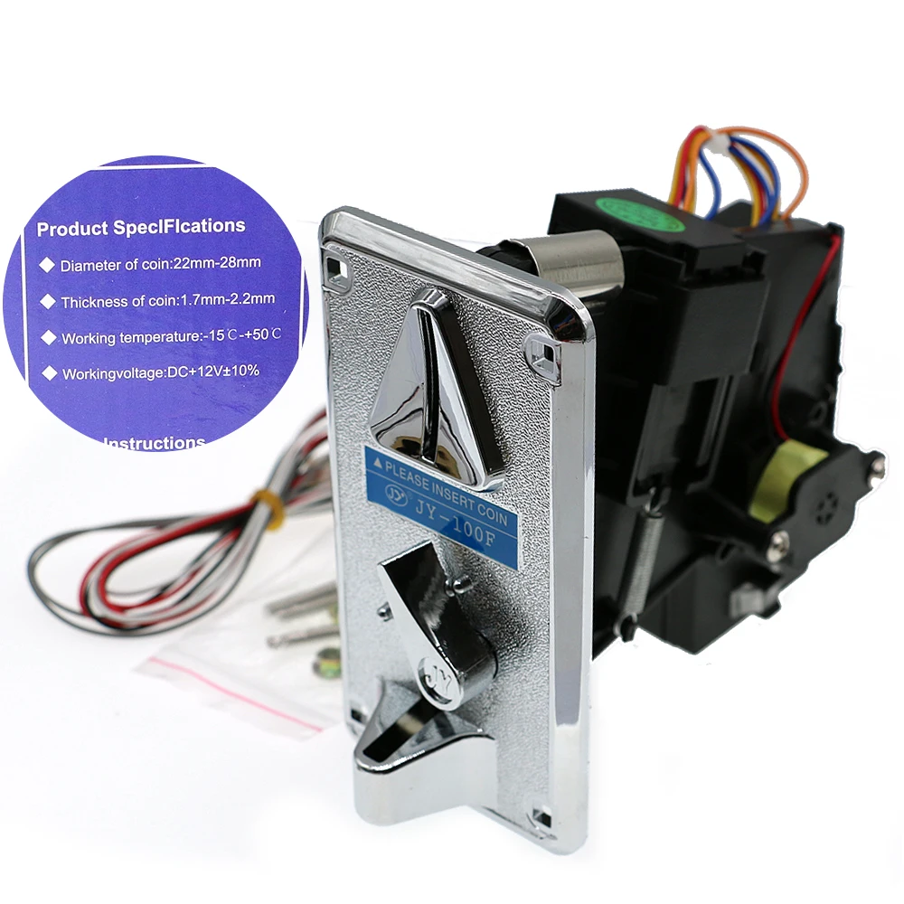 Máquina de Vending Crane Claw Vending Machine Peças de Pinball Neo Geo Arcade Slot Game Mecanismo Seletor de Token Único, JY100 - AliExpress