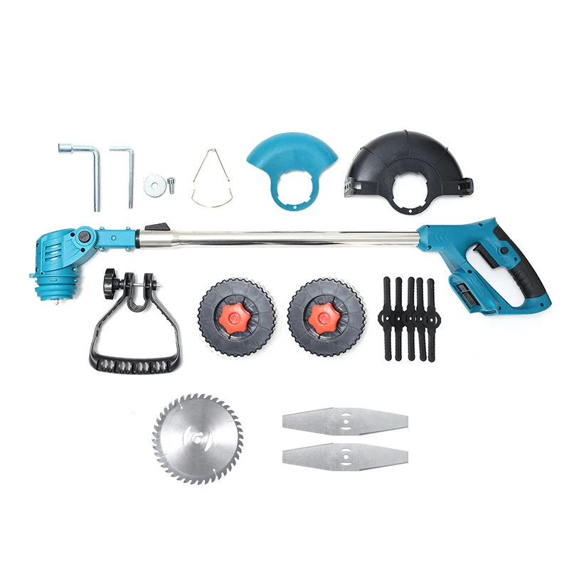 

Electric Grass Trimmer 21V Cordless Lawn Mower Length Adjustable Cutter Household Garden Cutting Tools For Makita 18V Battery