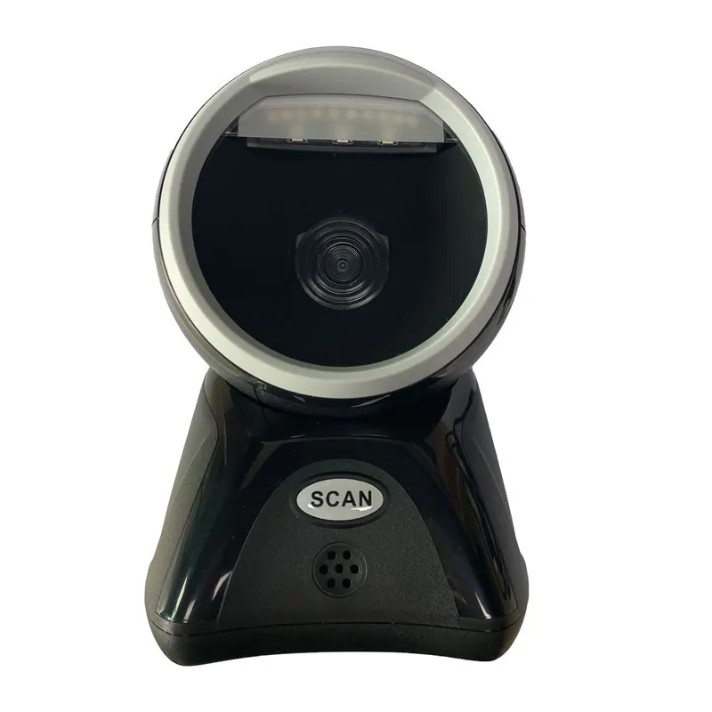 Desktop 1D 2D Barcode Scanner Hands-Free Automatic Sensing Platform Scanner UPC EAN Fast Scan Reader USB Cable Wired