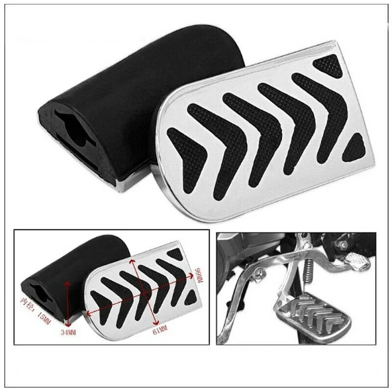 

1 комплект, передние нескользящие подножки для мотоцикла, скутера, велосипеда