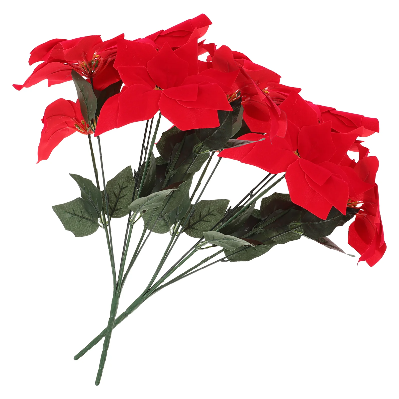 

Small Red Poinsettia Varieties Artificial Christmas Flower Flowers Bouquet Fake