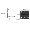 ABZZ-6DOF Robot Mechanical Arm Clamp Claw Kit DOF Manipulator Industrial Grade Manipulator For Robotics 6