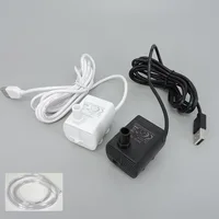 white black 5V USB Water Pump Ultra-quiet Brushless Submersible Fountain Aquarium tube hose Circulating for fish tank Pet tool 1