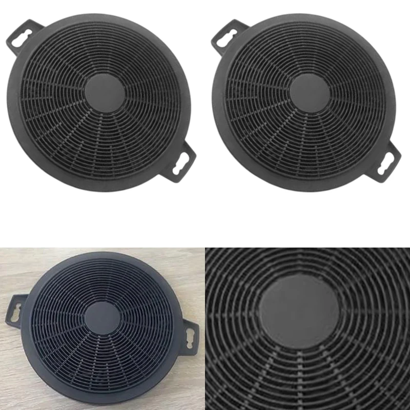 Kitchen Range Hood Activated Carbon Filters 2PCS for Cooker