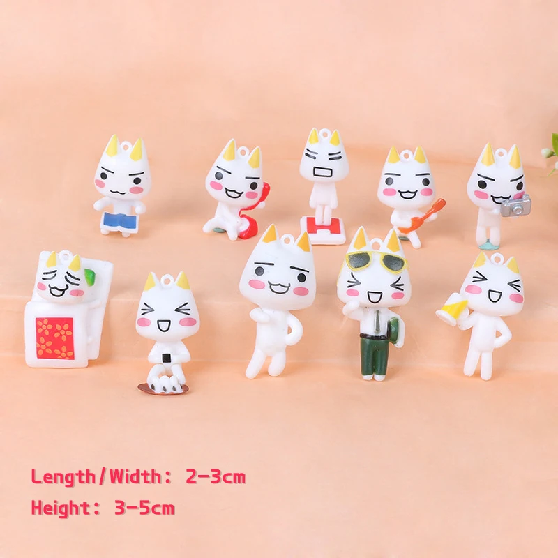 Figurine model 10Pcs action figure TORO anime ornament toys