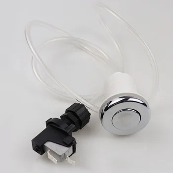 250V 16A Bath Tub Spa ขยะขยะ Disposal Self-Lock Air สวิทช์ปุ่ม 32 มม.ปิด Push Air ความดันปุ่มสวิทช์ 5-10KP 1