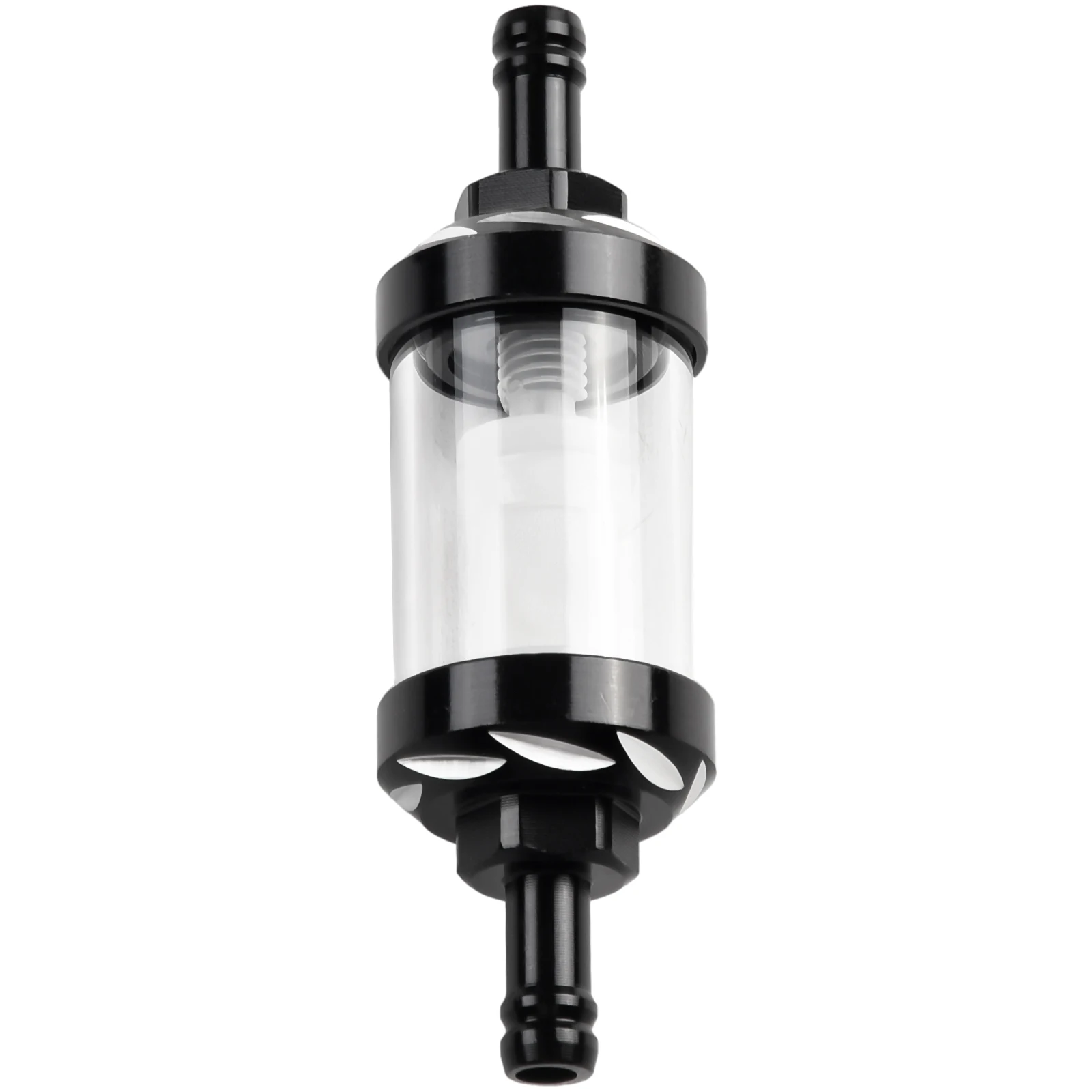 

Washable Fuel Filter 8mm Accessories Chrome And Glass Diesel Filter Inline Petrol Motorcycle Parts Durable New