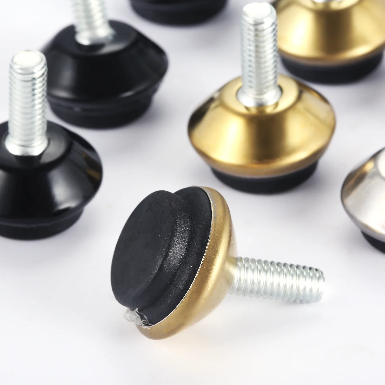 M6 M8 Furniture Table Plastic Base Adjustable Leveling Feet Screw In Threaded | UK - View #7
